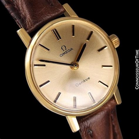 omega geneve ladies gold watch